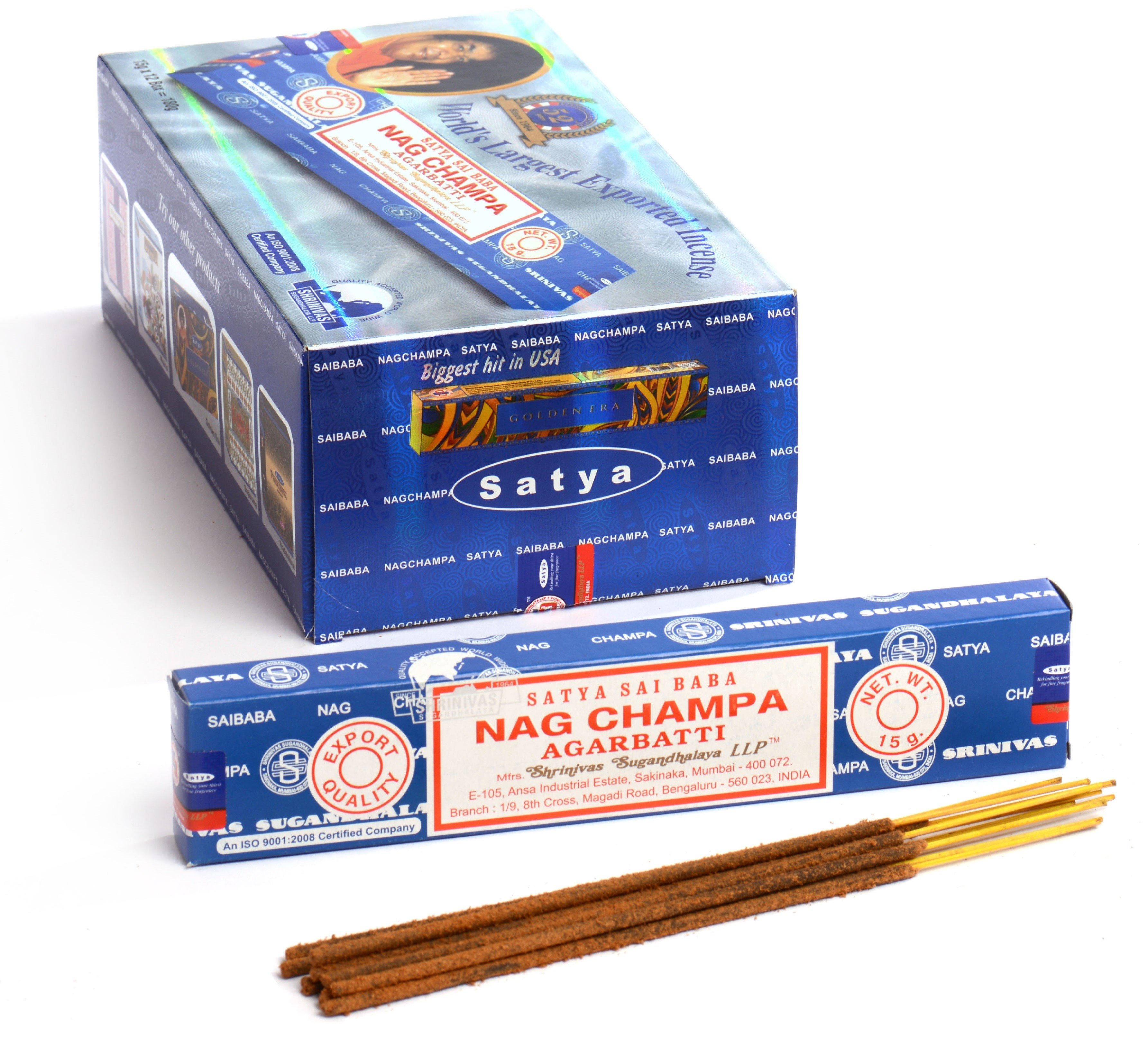 Nag Champa Incense 180 gram 1 dozen box
